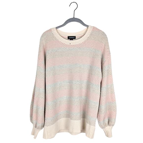 Summersalt The Coziest Cashmere Blend‎ Pastel Soft Stripe Sweater Size Small - Picture 2 of 10